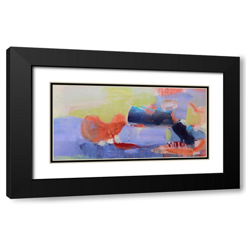 Fluttering My Way Through 2 Black Modern Wood Framed Art Print with Double Matting by Alattar, Lina