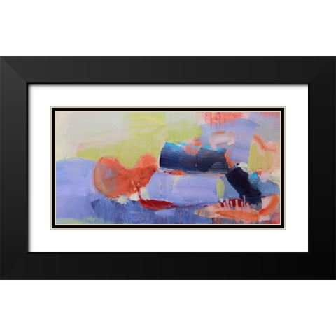 Fluttering My Way Through 2 Black Modern Wood Framed Art Print with Double Matting by Alattar, Lina
