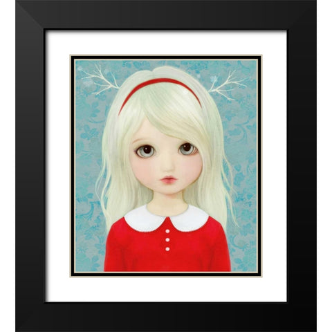 Sylvie Black Modern Wood Framed Art Print with Double Matting by Art and Ghosts