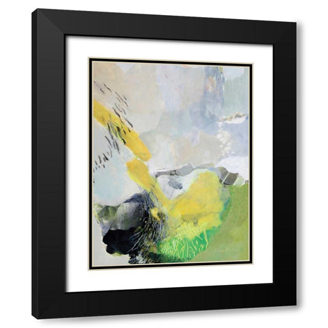 Deeper than Thought Black Modern Wood Framed Art Print with Double Matting by Alattar, Lina