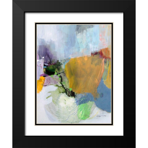 Where There Is Always More Black Modern Wood Framed Art Print with Double Matting by Alattar, Lina