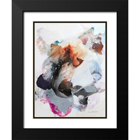 Without Intentions Black Modern Wood Framed Art Print with Double Matting by Alattar, Lina