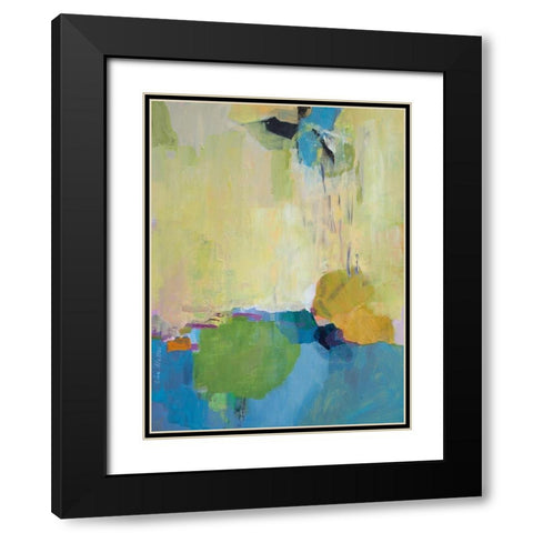 The Promise of Something Black Modern Wood Framed Art Print with Double Matting by Alattar, Lina