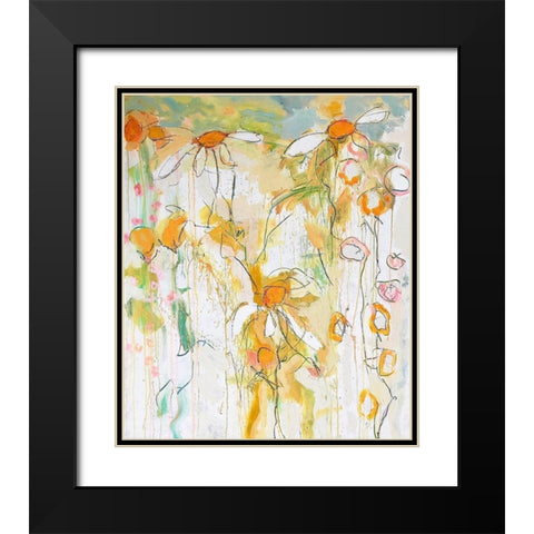 Sunshine Black Modern Wood Framed Art Print with Double Matting by Anders, Per
