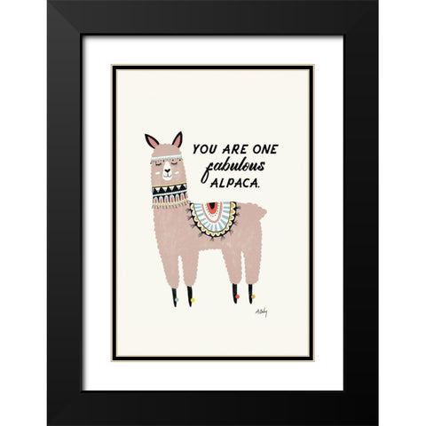 Fabulous Black Modern Wood Framed Art Print with Double Matting by Annie Bailey Art