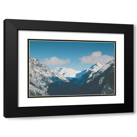 Gaining Altitude Black Modern Wood Framed Art Print with Double Matting by Annie Bailey Art