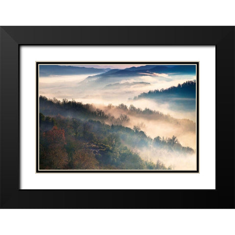 These Magic Moments Black Modern Wood Framed Art Print with Double Matting by Artemiadi, Dora