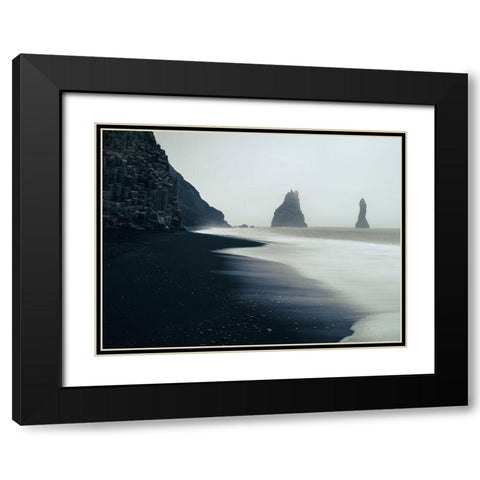 Lost Black Modern Wood Framed Art Print with Double Matting by Artemiadi, Dora