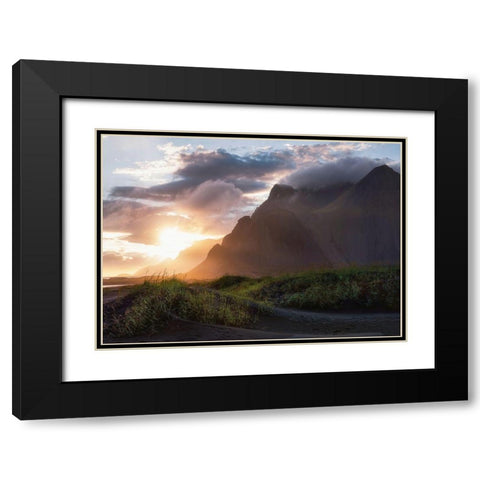 Warmth of The Arctic Black Modern Wood Framed Art Print with Double Matting by Artemiadi, Dora