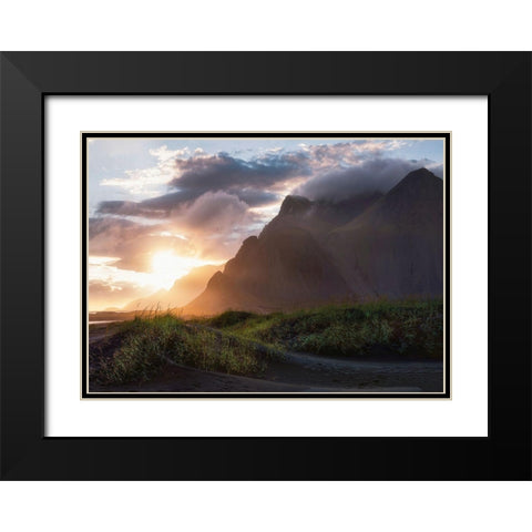 Warmth of The Arctic Black Modern Wood Framed Art Print with Double Matting by Artemiadi, Dora