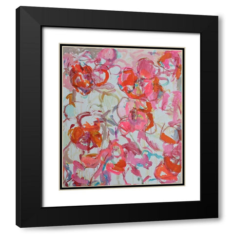 Pink Morning Black Modern Wood Framed Art Print with Double Matting by Anders, Per