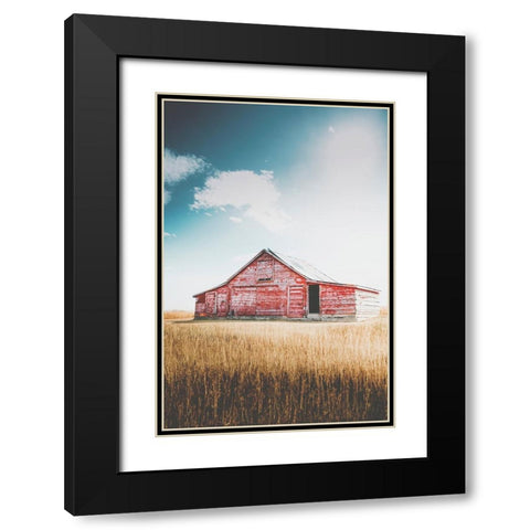Restoration Black Modern Wood Framed Art Print with Double Matting by Annie Bailey Art