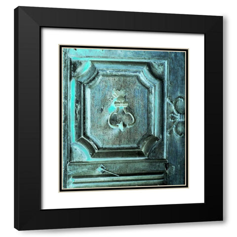 La Porte - 1 Black Modern Wood Framed Art Print with Double Matting by Blaustein, Alan