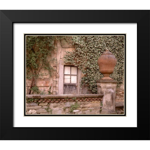 Banc de Jardin - 21 Black Modern Wood Framed Art Print with Double Matting by Blaustein, Alan