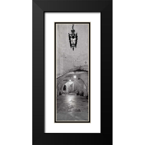 Passageway France - 2 Black Modern Wood Framed Art Print with Double Matting by Blaustein, Alan