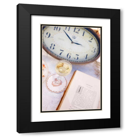 Wine - 6 Black Modern Wood Framed Art Print with Double Matting by Blaustein, Alan