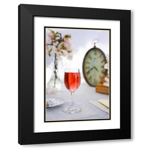 Wine - 5 Black Modern Wood Framed Art Print with Double Matting by Blaustein, Alan