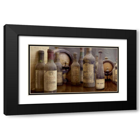 Enoteca Cortona - 5 Black Modern Wood Framed Art Print with Double Matting by Blaustein, Alan