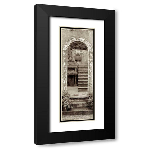 Lombardy - 5 Black Modern Wood Framed Art Print with Double Matting by Blaustein, Alan