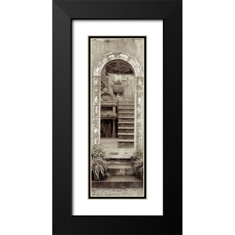 Lombardy - 5 Black Modern Wood Framed Art Print with Double Matting by Blaustein, Alan