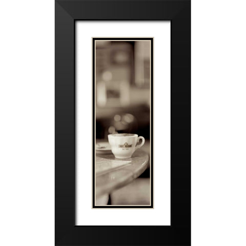 Tuscany Caffe - 3 Black Modern Wood Framed Art Print with Double Matting by Blaustein, Alan