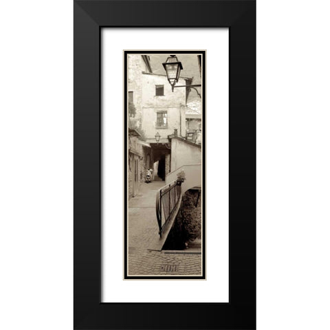 Lombardy - 3 Black Modern Wood Framed Art Print with Double Matting by Blaustein, Alan