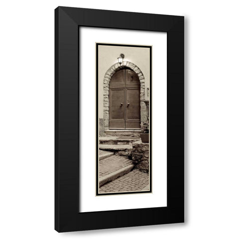 Lombardy - 2 Black Modern Wood Framed Art Print with Double Matting by Blaustein, Alan