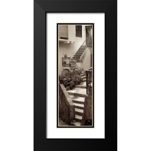 Liguria - 2 Black Modern Wood Framed Art Print with Double Matting by Blaustein, Alan