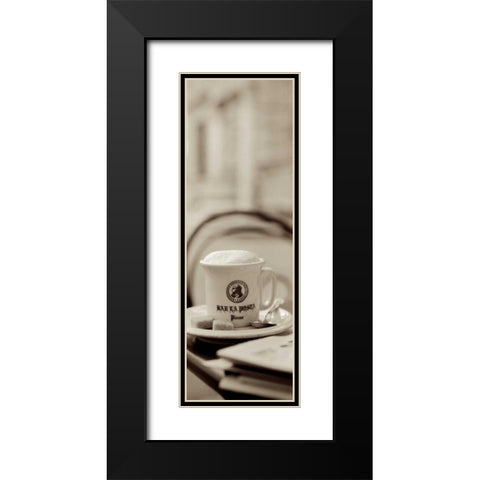 Tuscany Caffe - 5 Black Modern Wood Framed Art Print with Double Matting by Blaustein, Alan