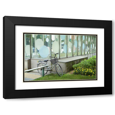 Japan Bicycle - 3 Black Modern Wood Framed Art Print with Double Matting by Blaustein, Alan