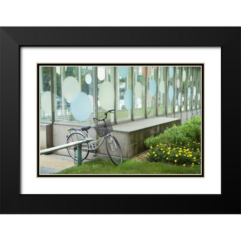 Japan Bicycle - 3 Black Modern Wood Framed Art Print with Double Matting by Blaustein, Alan