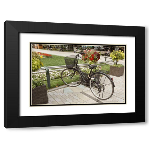 Japan Bicycle - 6 Black Modern Wood Framed Art Print with Double Matting by Blaustein, Alan