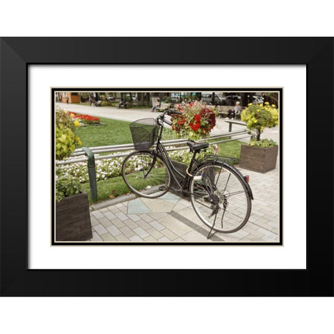 Japan Bicycle - 6 Black Modern Wood Framed Art Print with Double Matting by Blaustein, Alan