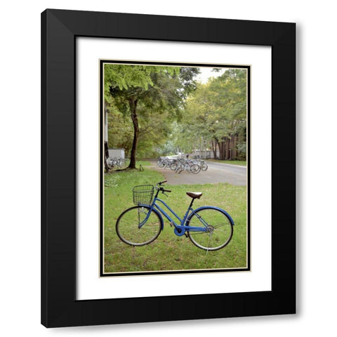 Japan Bicycle - 8 Black Modern Wood Framed Art Print with Double Matting by Blaustein, Alan