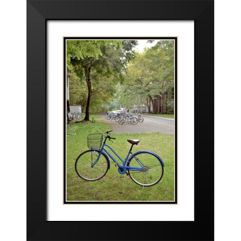 Japan Bicycle - 8 Black Modern Wood Framed Art Print with Double Matting by Blaustein, Alan
