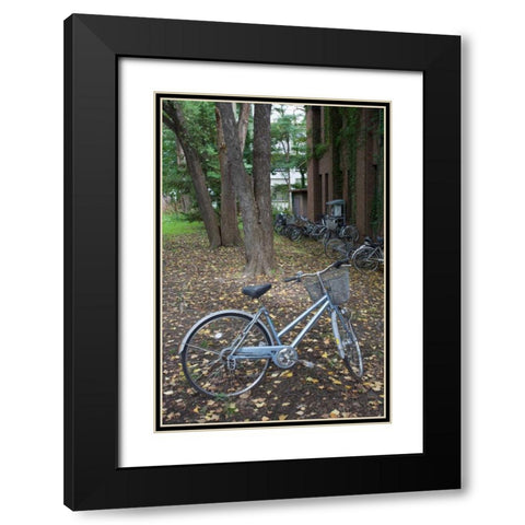 Japan Bicycle - 11 Black Modern Wood Framed Art Print with Double Matting by Blaustein, Alan