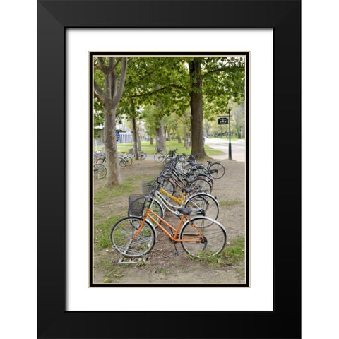 Japan Bicycle - 12 Black Modern Wood Framed Art Print with Double Matting by Blaustein, Alan
