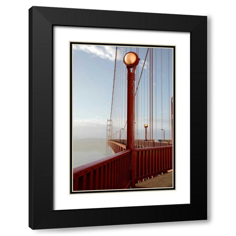 Golden Gate Bridge - 44 Black Modern Wood Framed Art Print with Double Matting by Blaustein, Alan