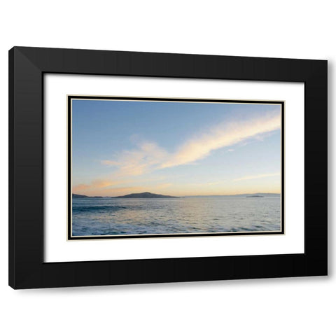 SF Bay - 1 Black Modern Wood Framed Art Print with Double Matting by Blaustein, Alan
