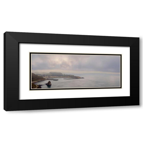 Golden Gate Bridge Pano - 130 Black Modern Wood Framed Art Print with Double Matting by Blaustein, Alan