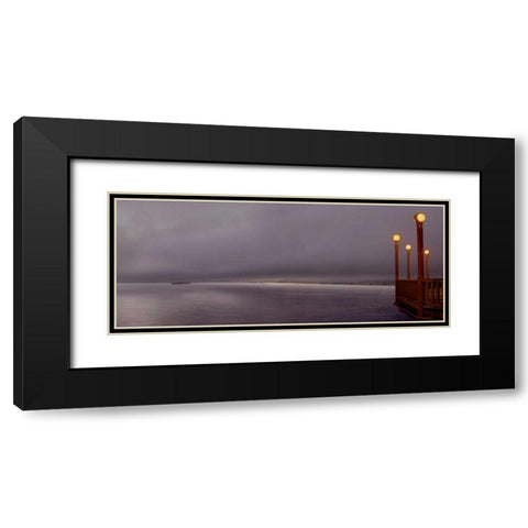 Golden Gate Bridge Pano - 128 Black Modern Wood Framed Art Print with Double Matting by Blaustein, Alan
