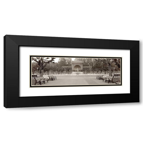 Golden Gate Park Pano - 2 Black Modern Wood Framed Art Print with Double Matting by Blaustein, Alan