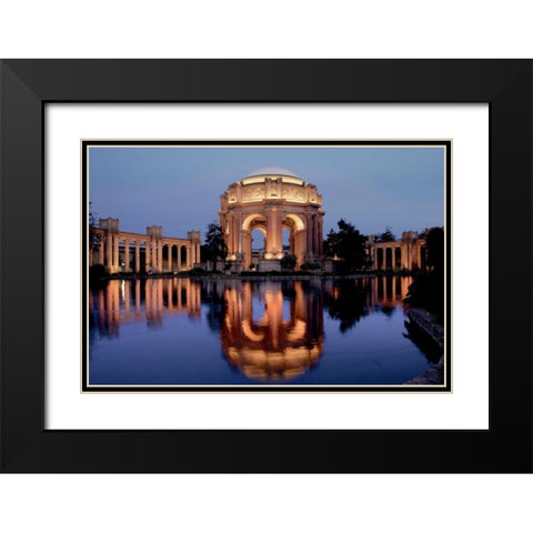 Palace of Fine Arts - 102 Black Modern Wood Framed Art Print with Double Matting by Blaustein, Alan
