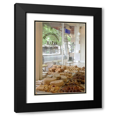 MaraÃ¢â‚¬â„¢s Pastry - 140 Black Modern Wood Framed Art Print with Double Matting by Blaustein, Alan