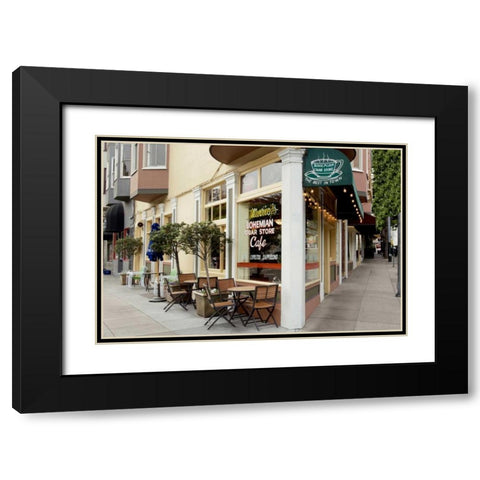 MarioÃ¢â‚¬â„¢s Cigar Store - 136 Black Modern Wood Framed Art Print with Double Matting by Blaustein, Alan