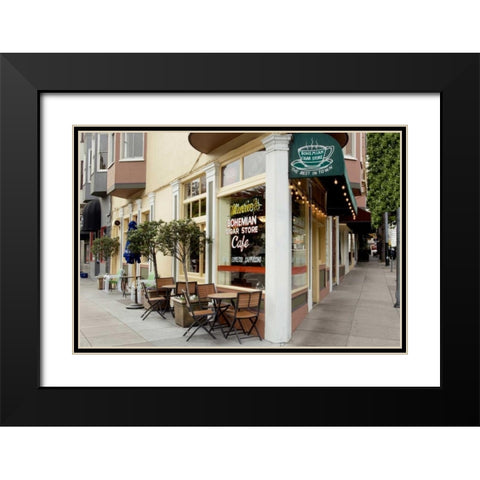 MarioÃ¢â‚¬â„¢s Cigar Store - 136 Black Modern Wood Framed Art Print with Double Matting by Blaustein, Alan