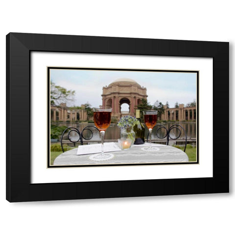 Dream Cafe Palace Of Fine Art - 25 Black Modern Wood Framed Art Print with Double Matting by Blaustein, Alan
