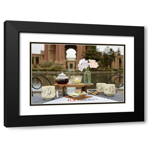 Dream Cafe Palace Of Fine Art - 27 Black Modern Wood Framed Art Print with Double Matting by Blaustein, Alan
