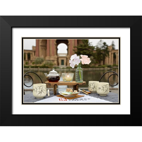 Dream Cafe Palace Of Fine Art - 27 Black Modern Wood Framed Art Print with Double Matting by Blaustein, Alan