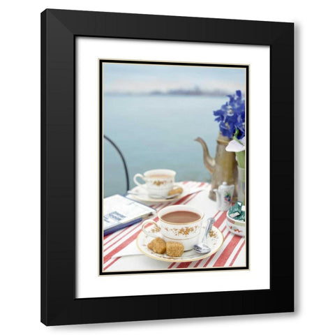 Dream Cafe Golden Gate Bridge - 68 Black Modern Wood Framed Art Print with Double Matting by Blaustein, Alan
